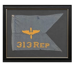 Vintage WWII 313 Squadron Replacement Company Air Corps Guidon
