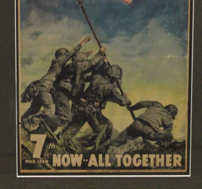 American Vintage WWII Poster, 