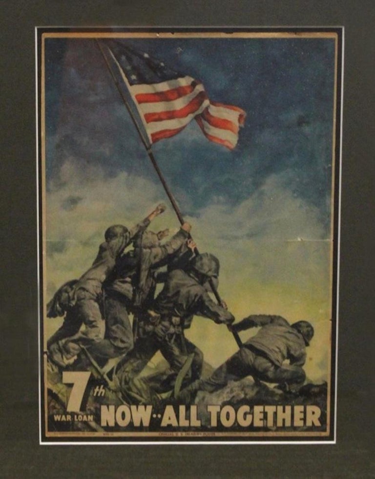 Vintage WWII Poster, 