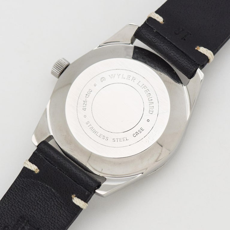 Montre Vintage Wyler Incaflex Dynawind - Mécanique Automatique - Cadran Argenté - Occasion