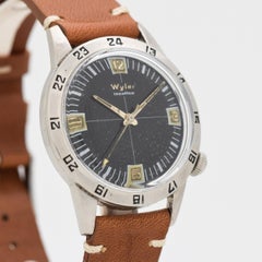 Vintage Wyler Incaflex Stainless Steel Watch, 1976