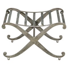 Vintage X Form Steel Bench