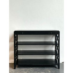 Vintage X Frame Console Table