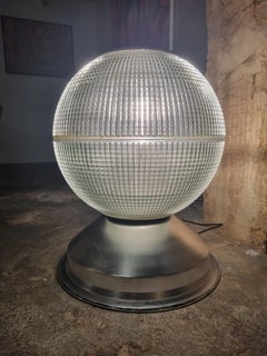 Vintage XL 50cm Holophane Parisian lighting, 1950s
