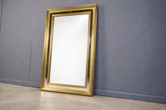 Vintage xl giltwood mirror, 1970s