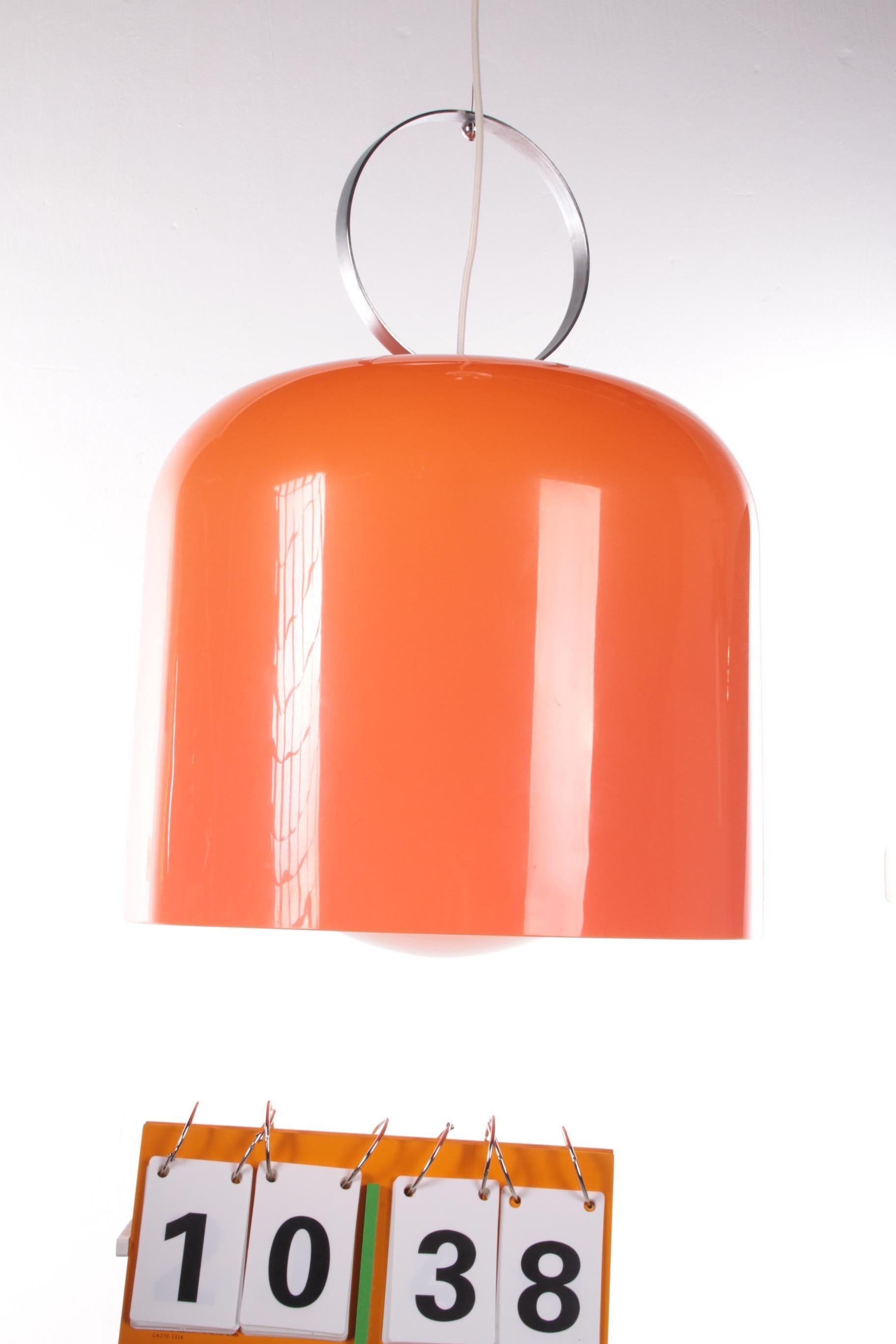 Mid-Century Modern Lampe suspendue Alvise de Luigi Massoni pour Guzzini, années 1970 en vente