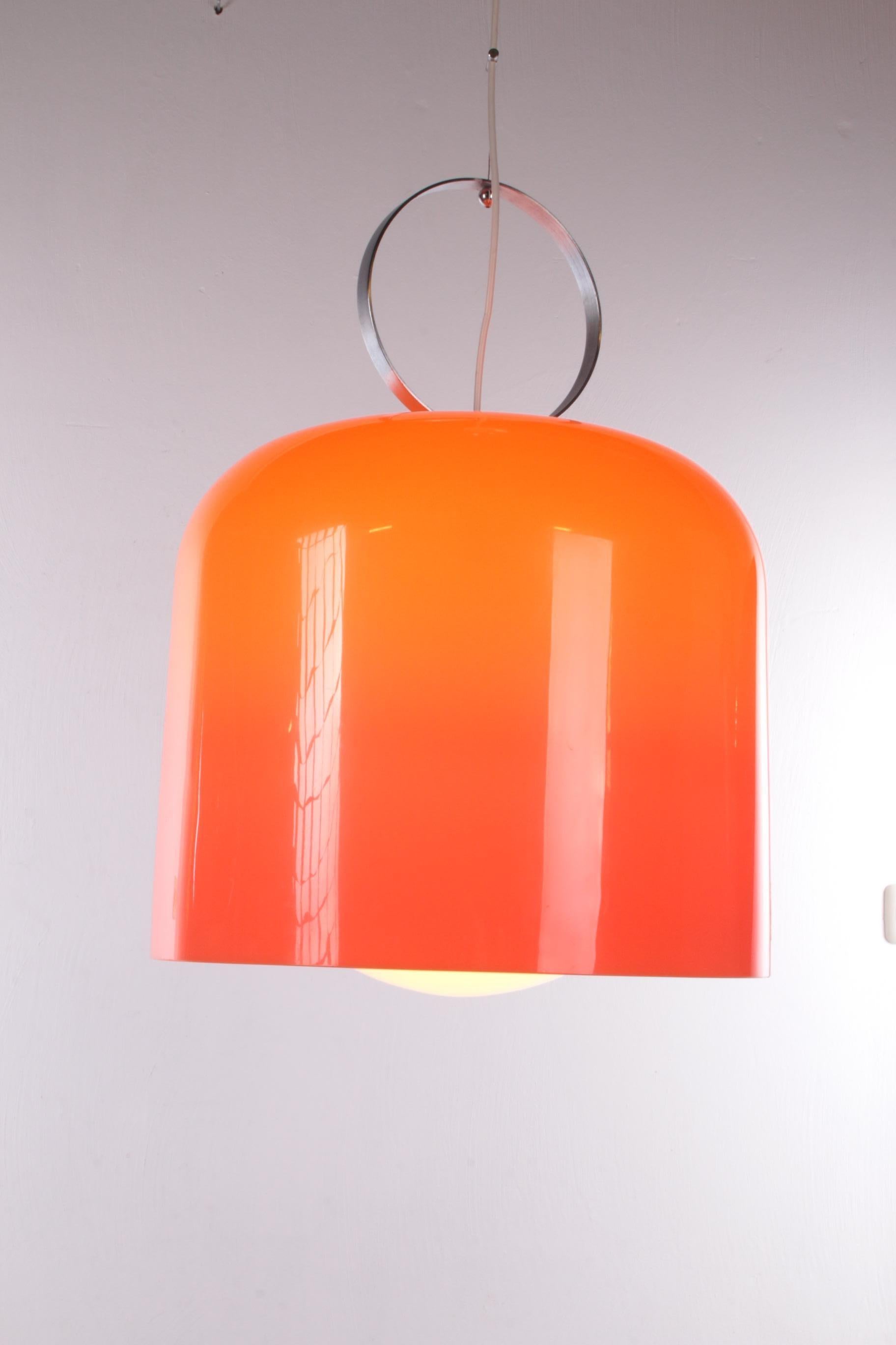 Italian Vintage Alvise Hanging Lamp by Luigi Massoni for Guzzini - 1970s Design For Sale