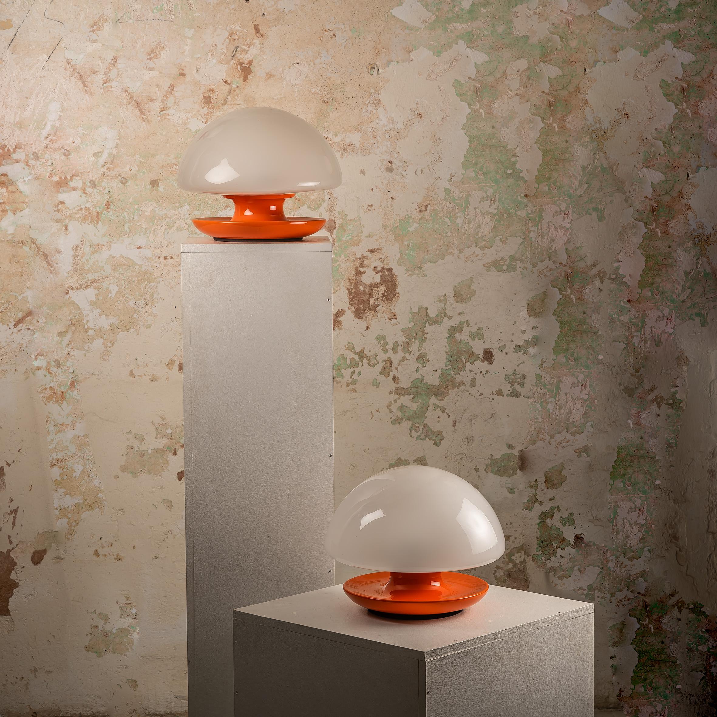 Space Age Vintage XL Mushroom lamps by Vittorio Balli & Romeo Ballardini for Sirrah 1970s