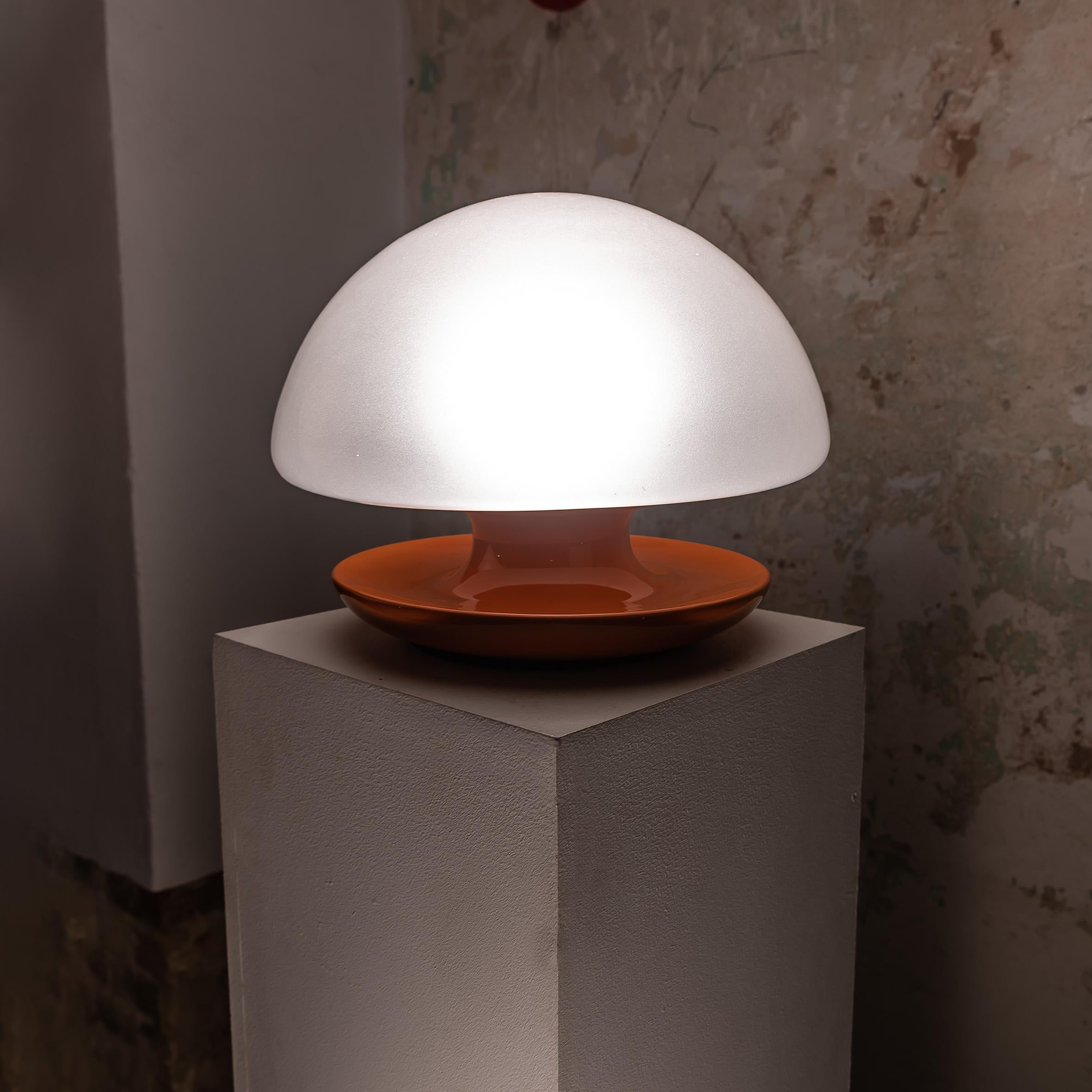 Lacquered Vintage XL Mushroom lamps by Vittorio Balli & Romeo Ballardini for Sirrah 1970s
