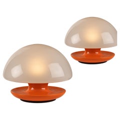 Lámparas vintage XL Mushroom de Vittorio Balli & Romeo Ballardini para Sirrah años 70