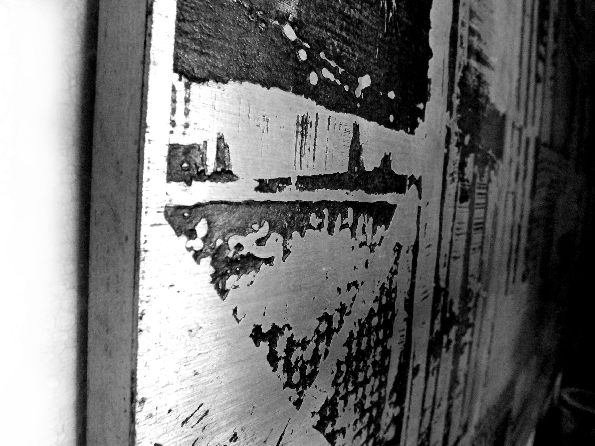 Italian Vintage XL Wall Panel Zinc Np2 Patuzzi Nerone Garonetti Torino, 1975 For Sale