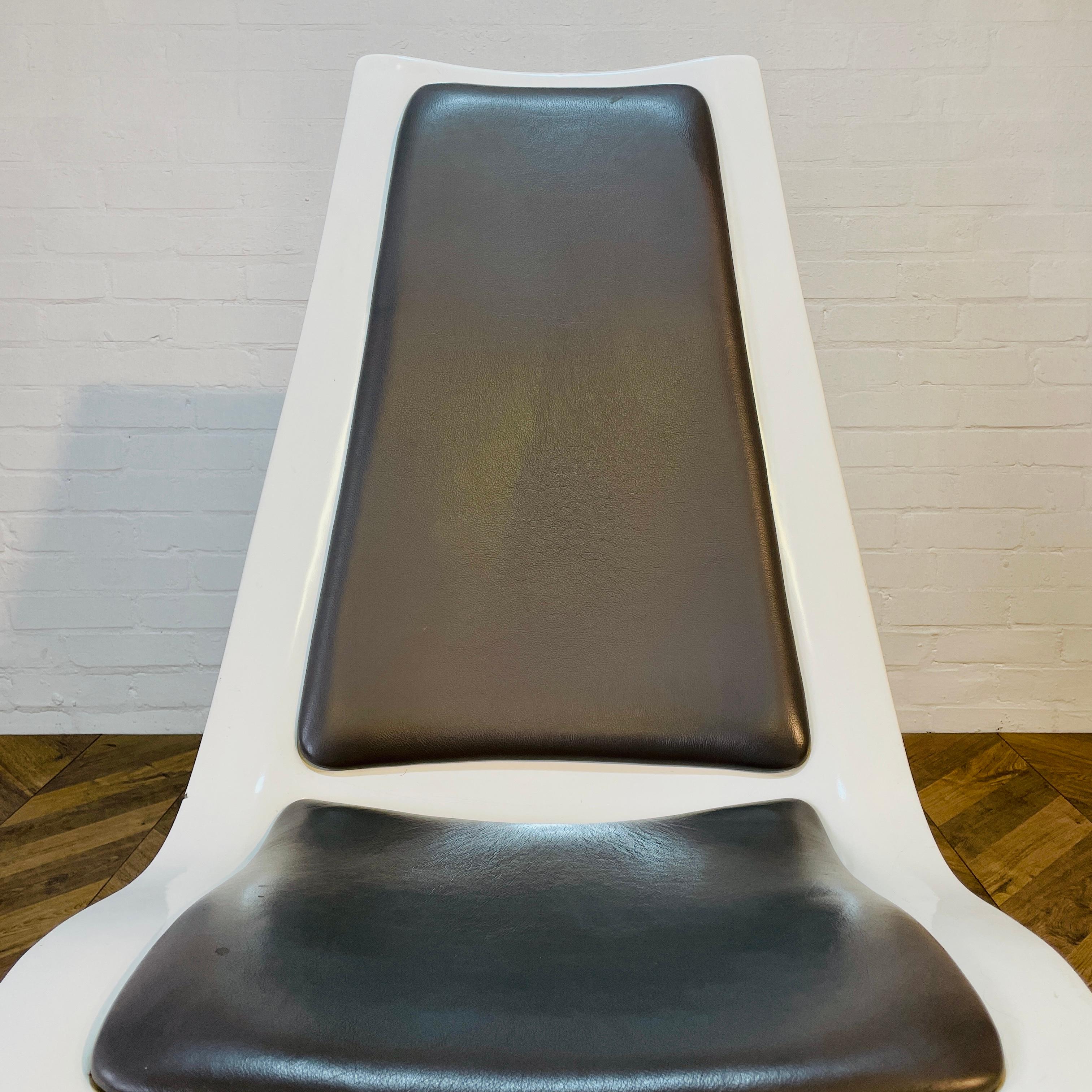 Fin du 20e siècle Chaise pivotante XPO vintage par BO Concept sur base chromée en vente