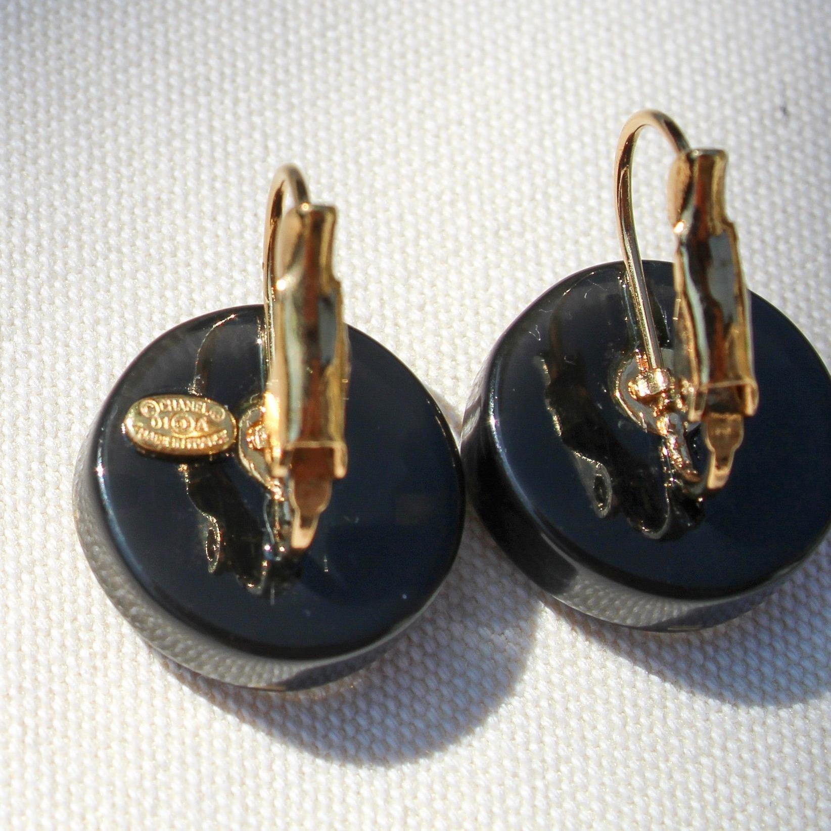 Vintage Y2K Chanel Earrings for Pierced Ears - 2001 Autumn Winter Collection 3