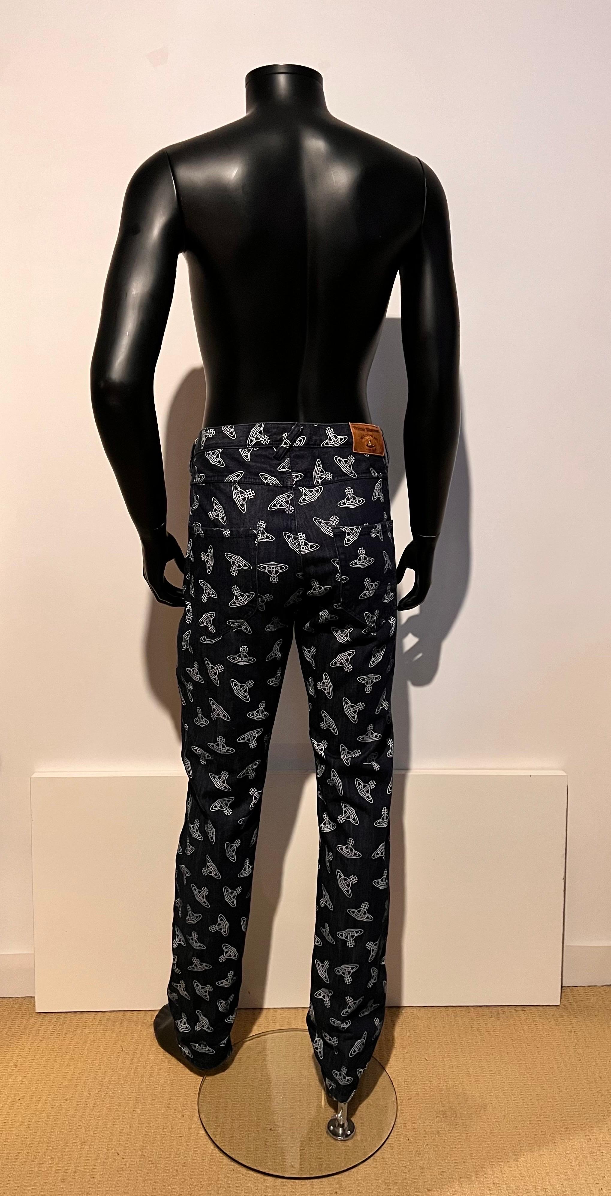 Vintage Y2K Vivienne Westwood Anglomania ORB print jeans  1