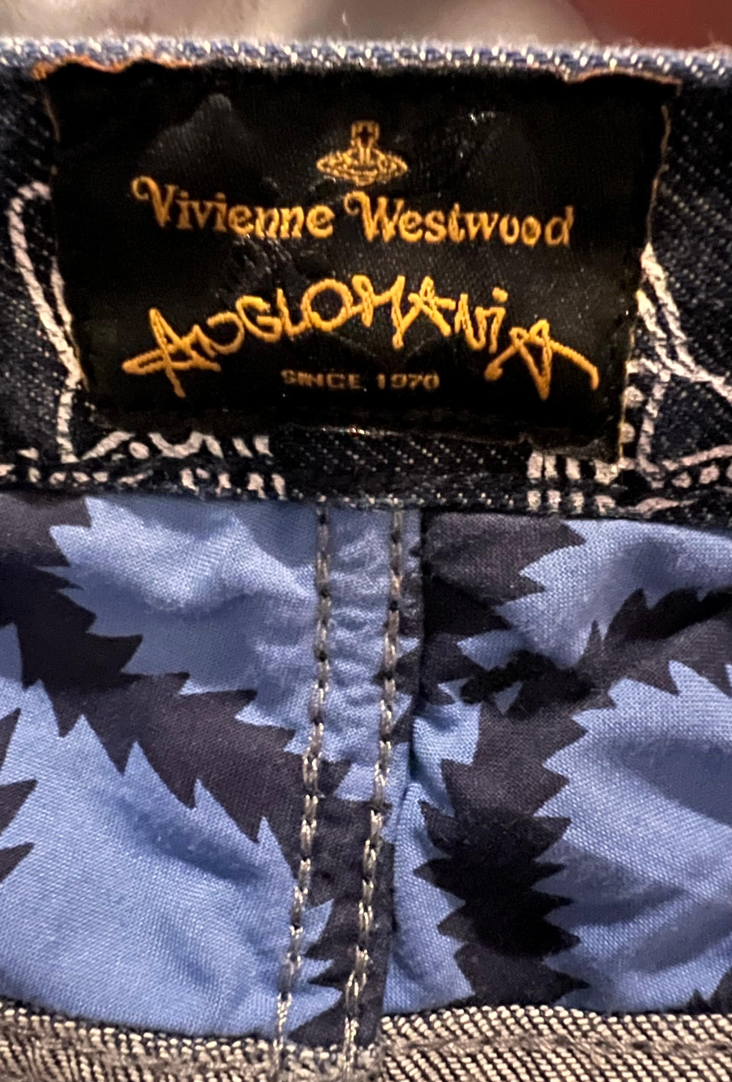 Vintage Y2K Vivienne Westwood Anglomania ORB print jeans  5