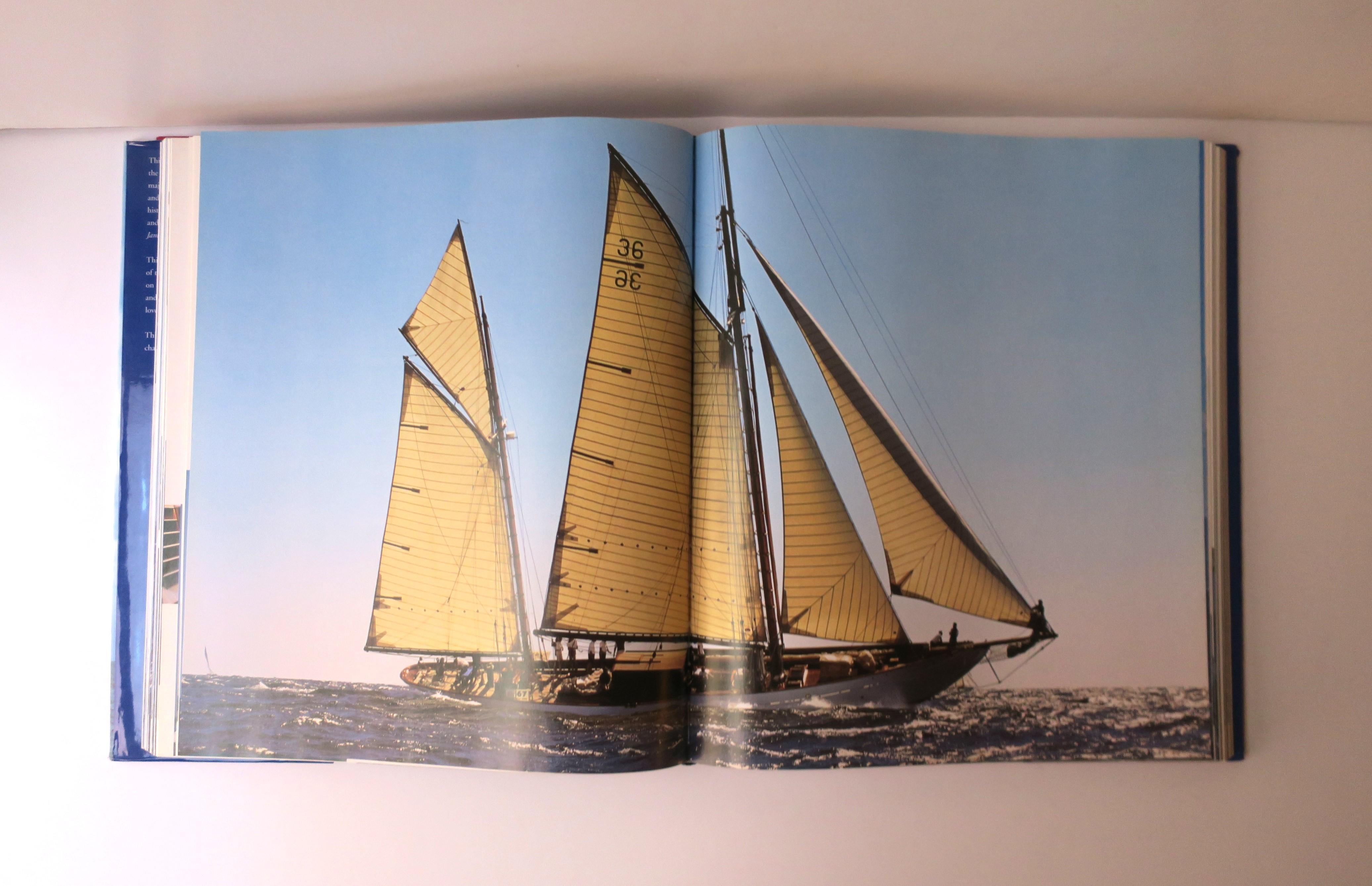 Vintage Yachts by Flavio Serafini Coffee Table Book  For Sale 2