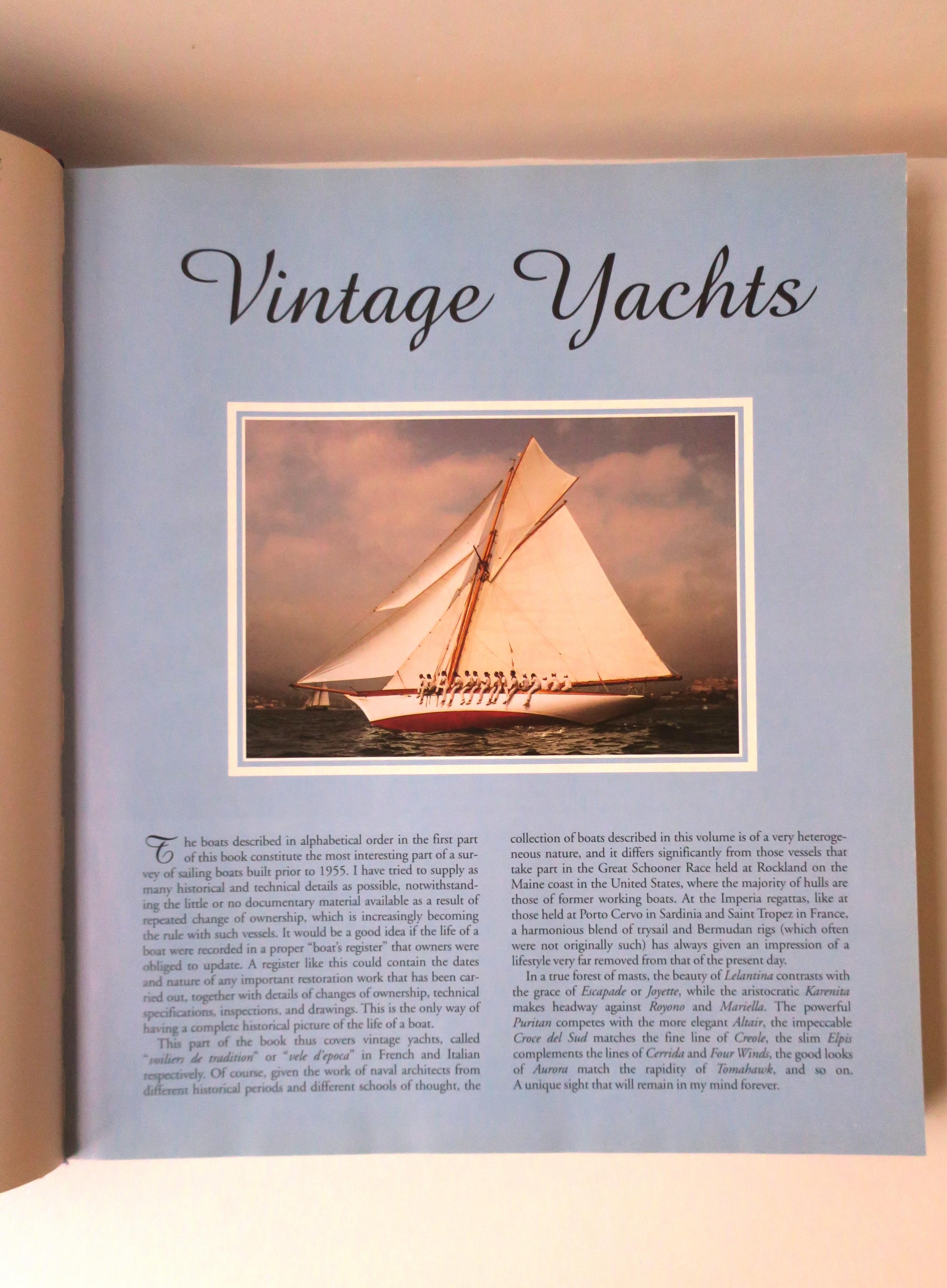Contemporary Vintage Yachts by Flavio Serafini Coffee Table Book  For Sale