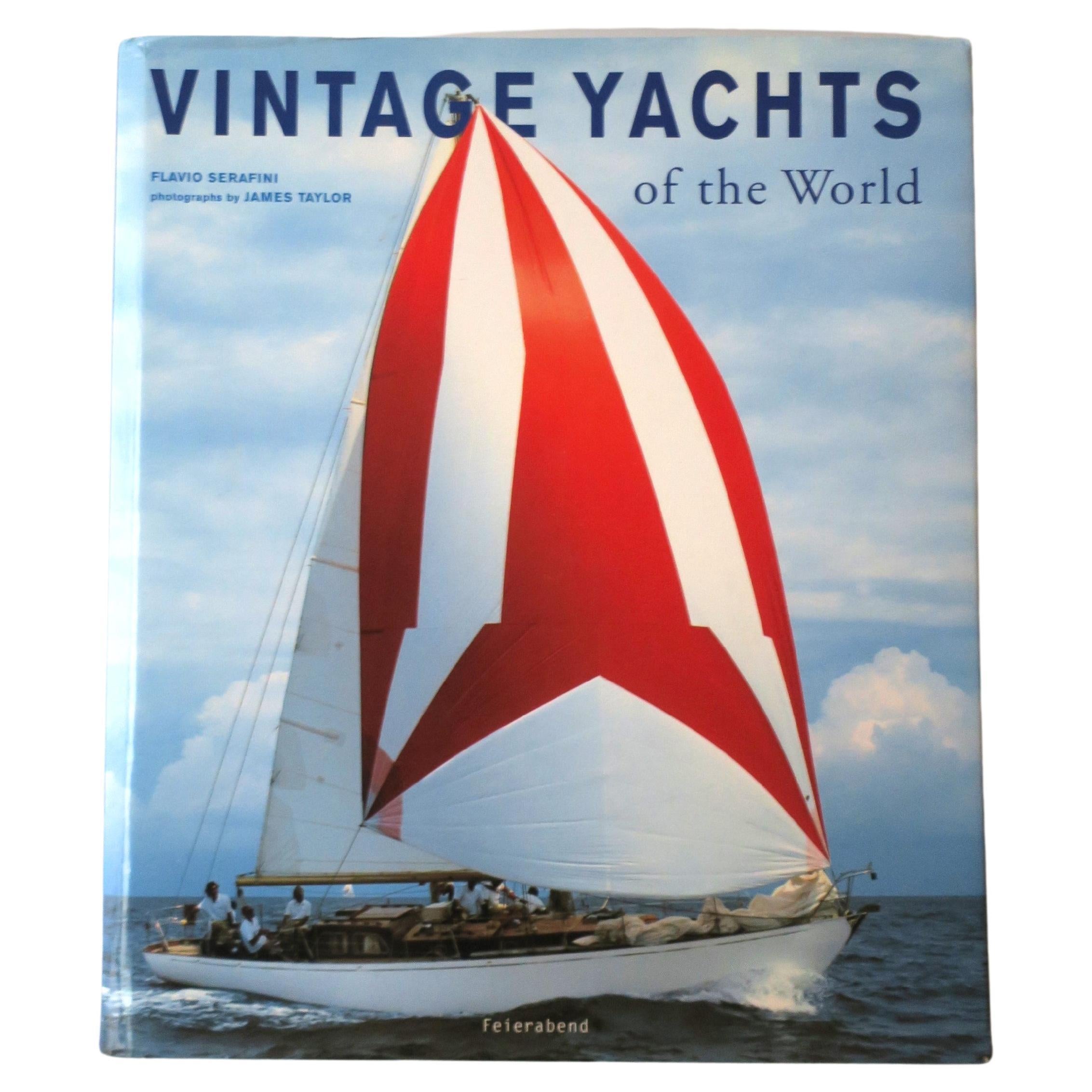 Vintage Yachts by Flavio Serafini Coffee Table Book  For Sale