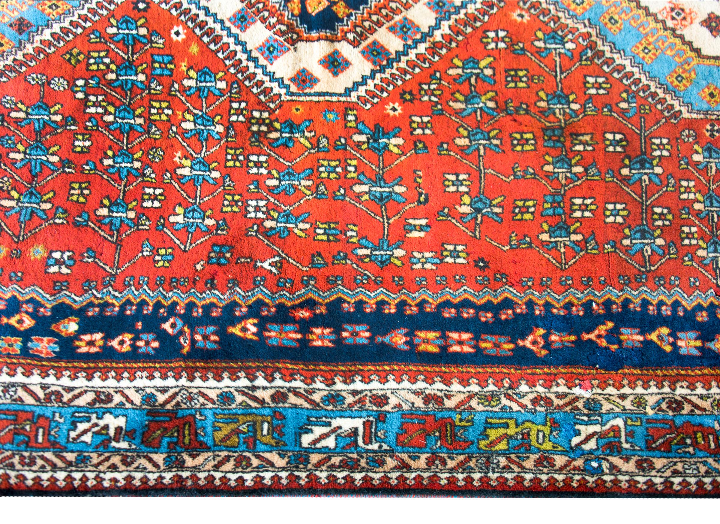 Persian Vintage Yallameh Rug For Sale