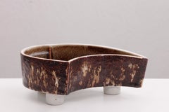 Vintage Yamasan Ikebana Bowl Beautiful Ceramic from Japan, 1960s