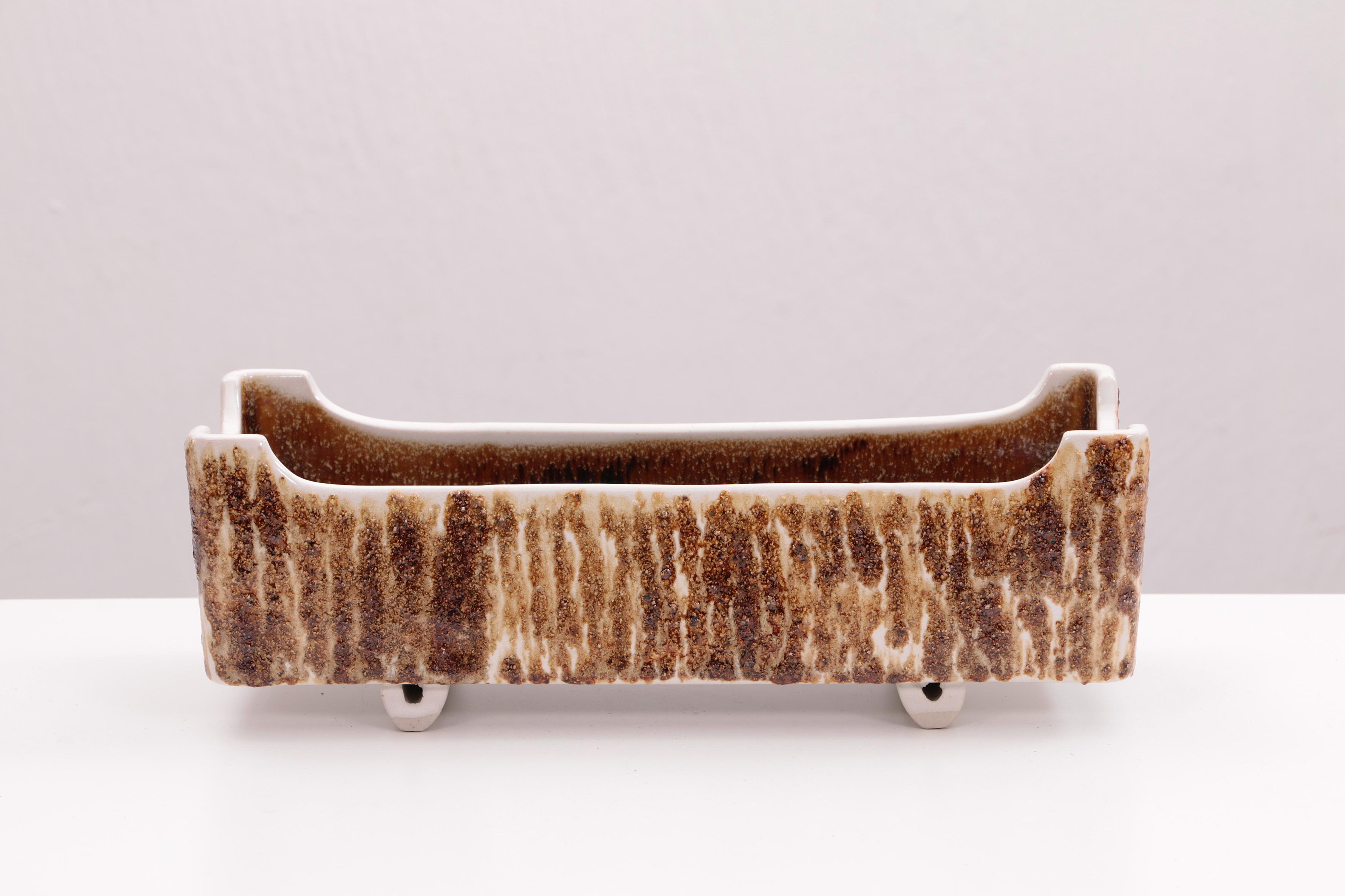 Hand-Crafted Vintage Yamasan Ikebana Bowl Beautiful Ceramic from, Japan, 1960s