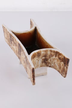 Vintage Yamasan Ikebana Bowl Beautiful Ceramics from Japan, 1960s