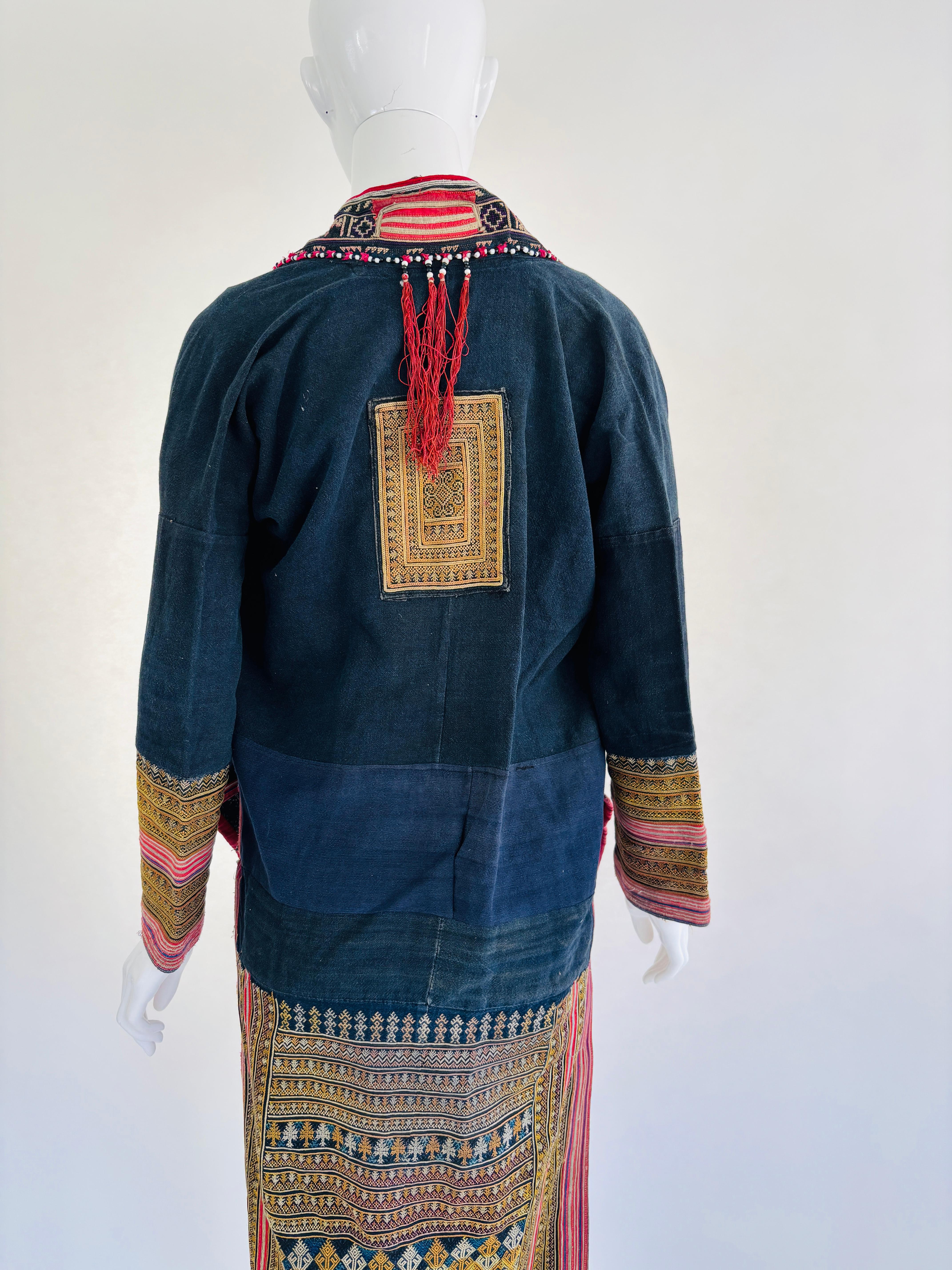 Chaqueta Yao Vintage Años 60 Chaqueta Bordada Mujer en venta 12