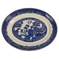 Piatto da portata ovale "Ye Olde Willow" - Fenton, Inghilterra