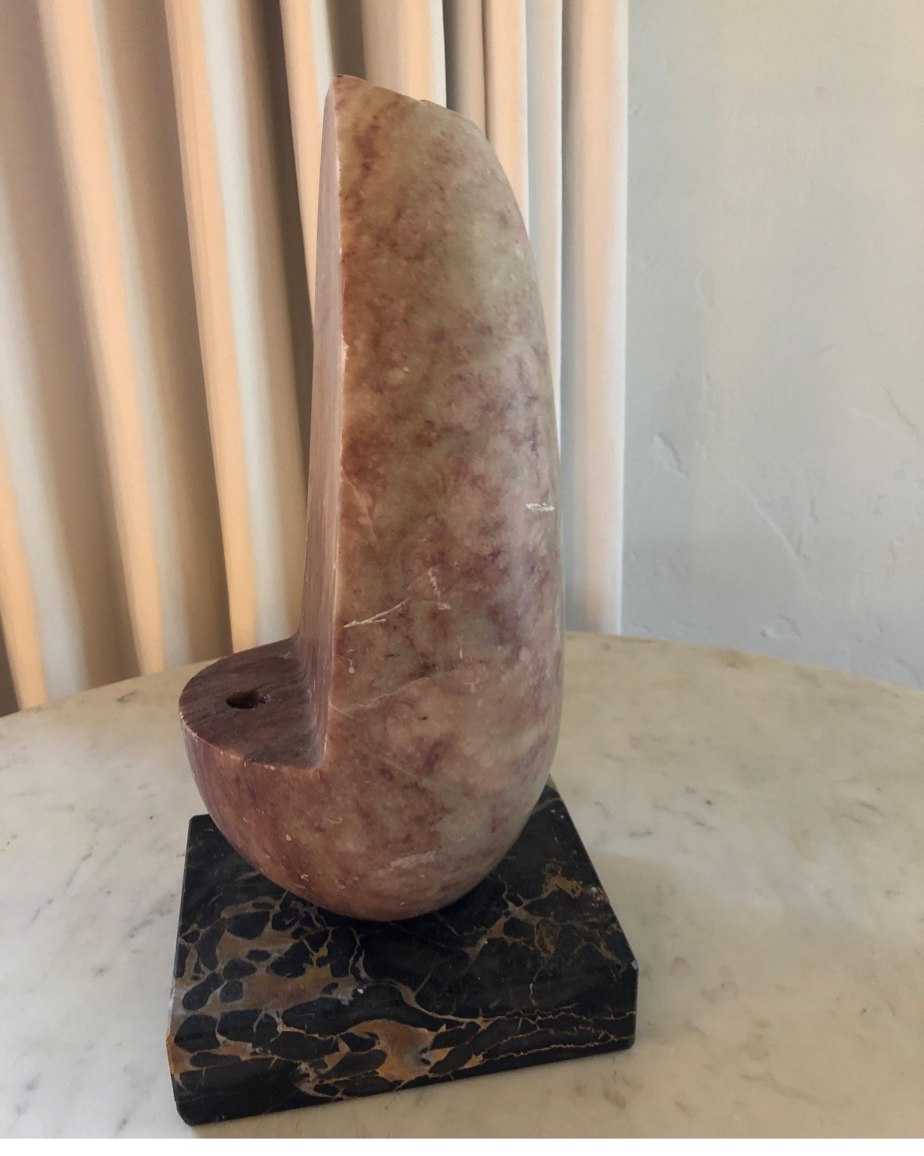 Vintage Yehuda Dodd Roth Signed Stone Sculpture For Sale 2