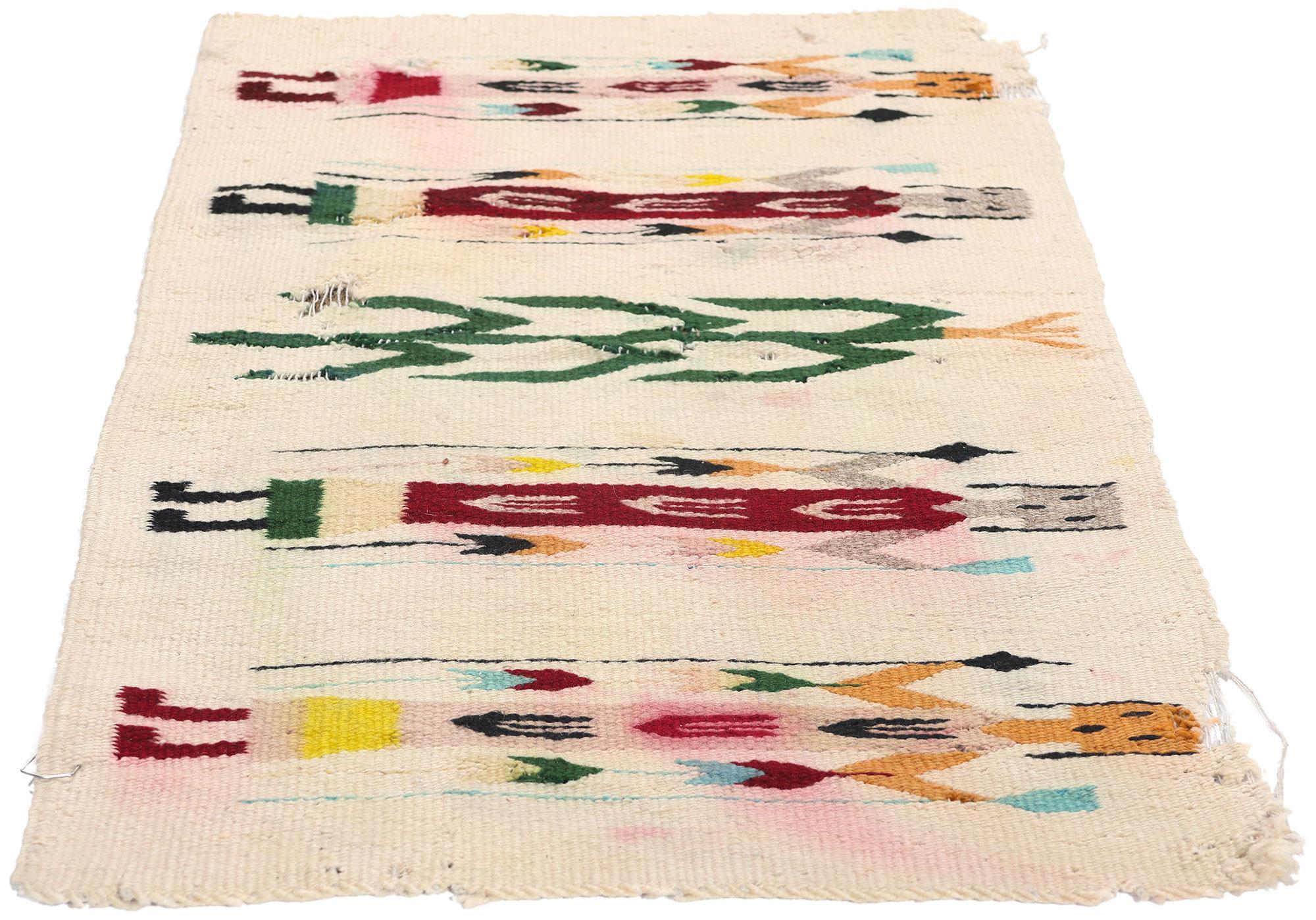 American Vintage Yeibichai Navajo-Style Textile For Sale