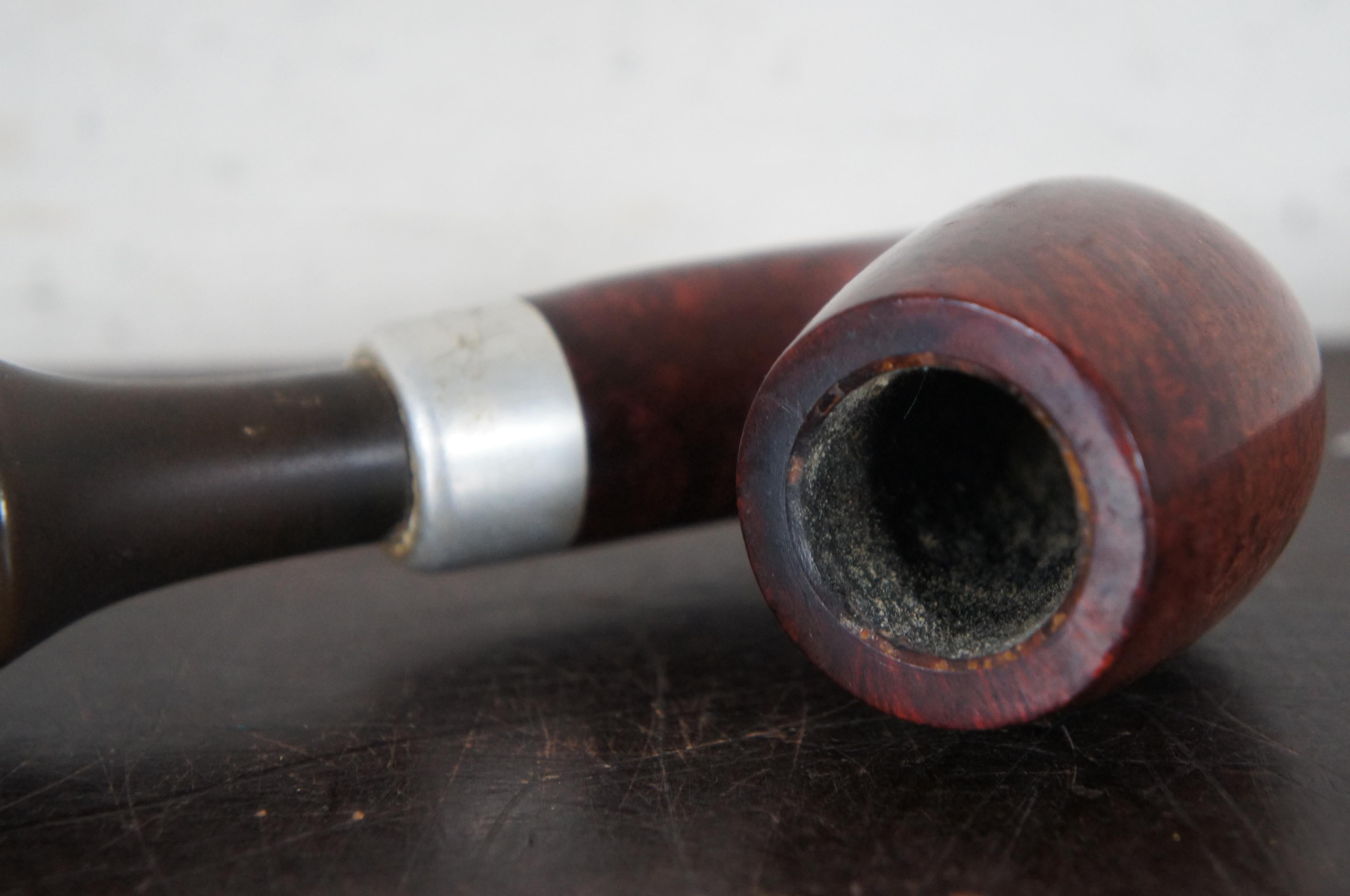 Vintage Yello Bole Imperial Algerian Bruyere Briar Sherlock Smoking Pipe 3