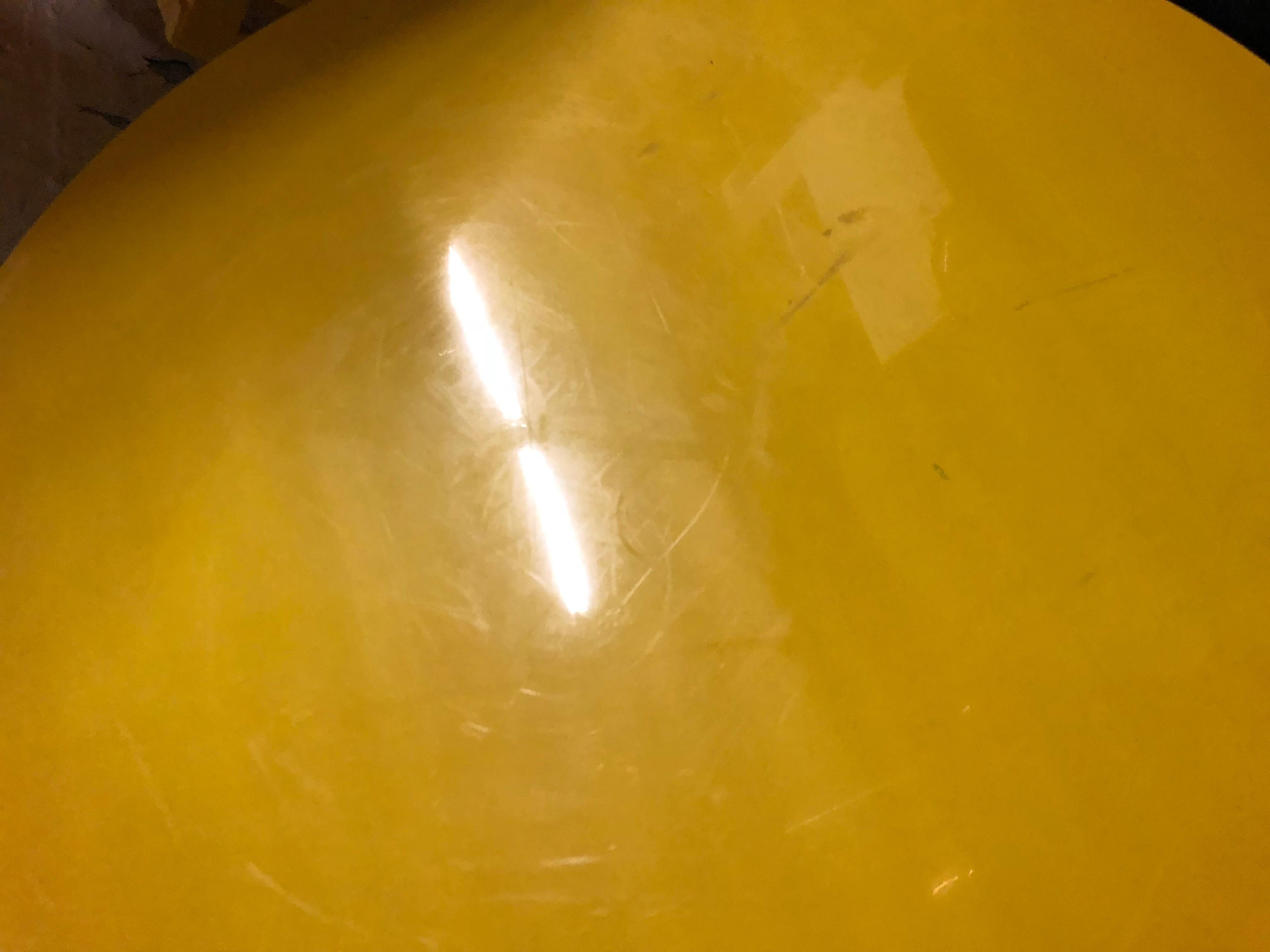 yellow shelves