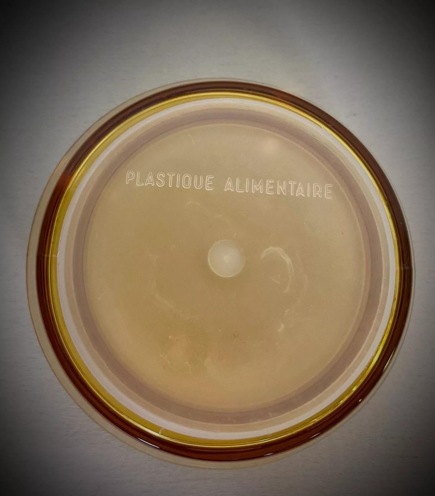 20th Century Vintage Yellow Glass Maxwell Bonbonnière / Jar – 17.5 cm - 2Y411 For Sale