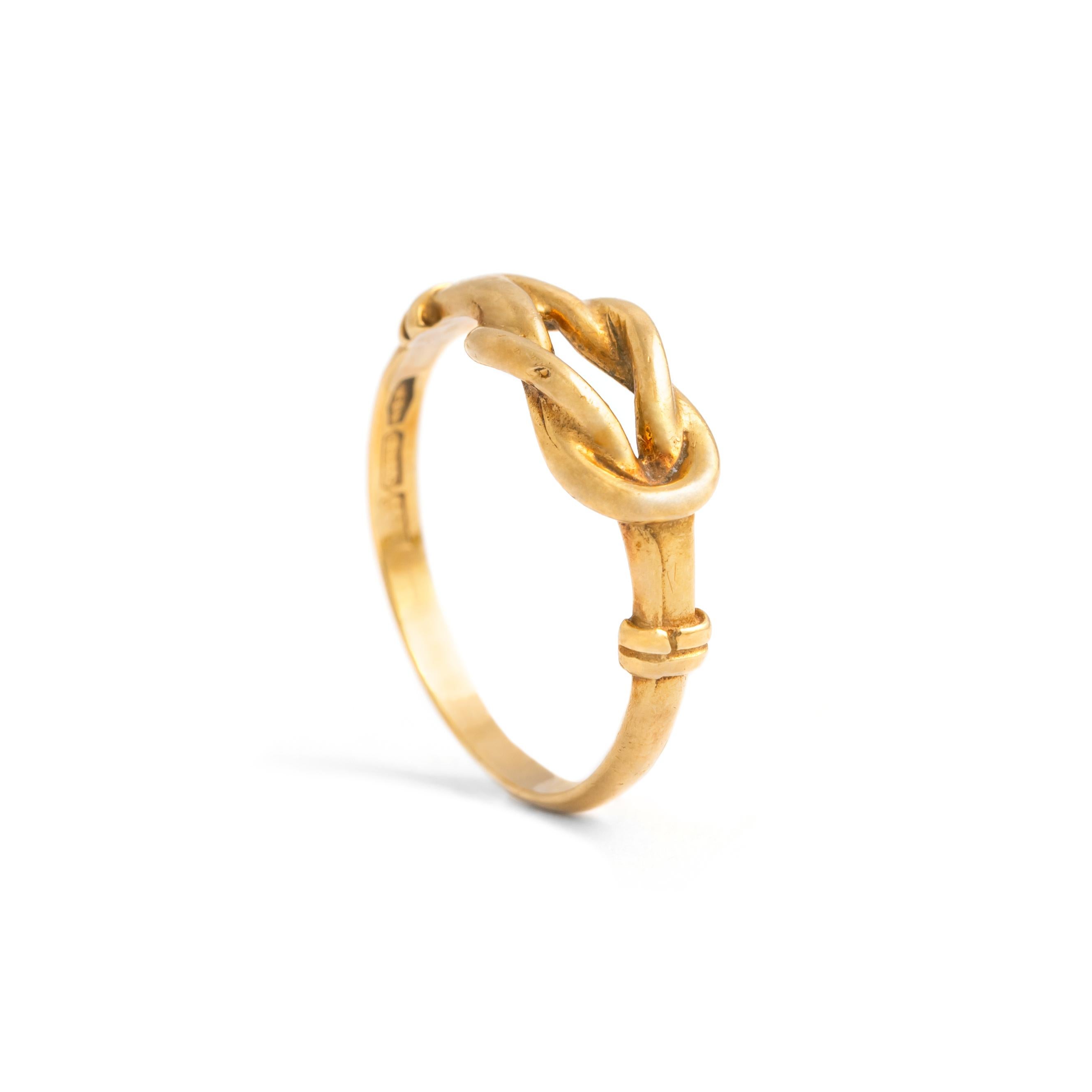 Vintage Yellow Gold 18K Ring For Sale 2