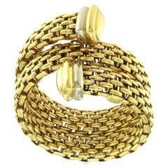 Gelbgold-Armband, signiert Fope