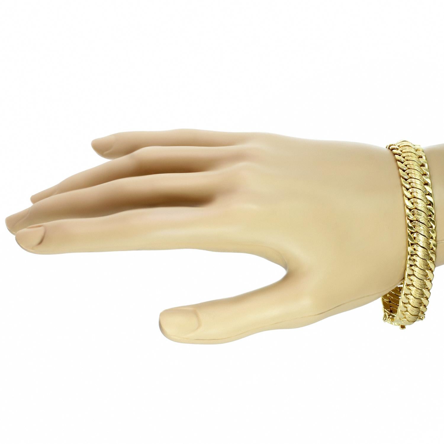 braided bracelet gold