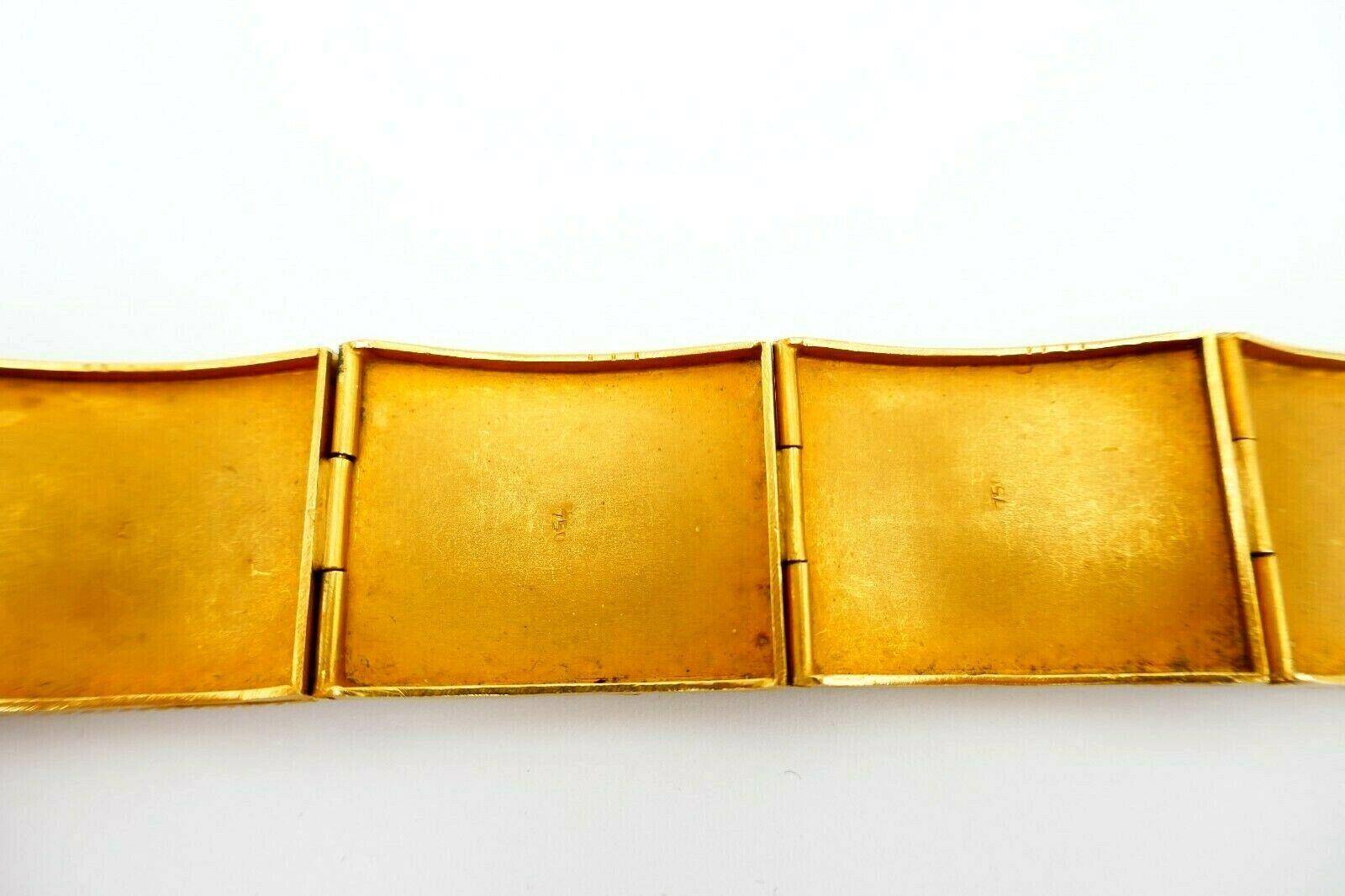 Vintage Gold Bracelet Enamel Mythological 1