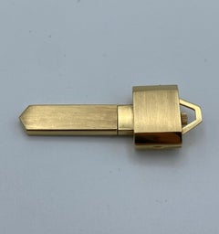 Vintage Yellow Gold Key Pendant w/ Benrus Watch