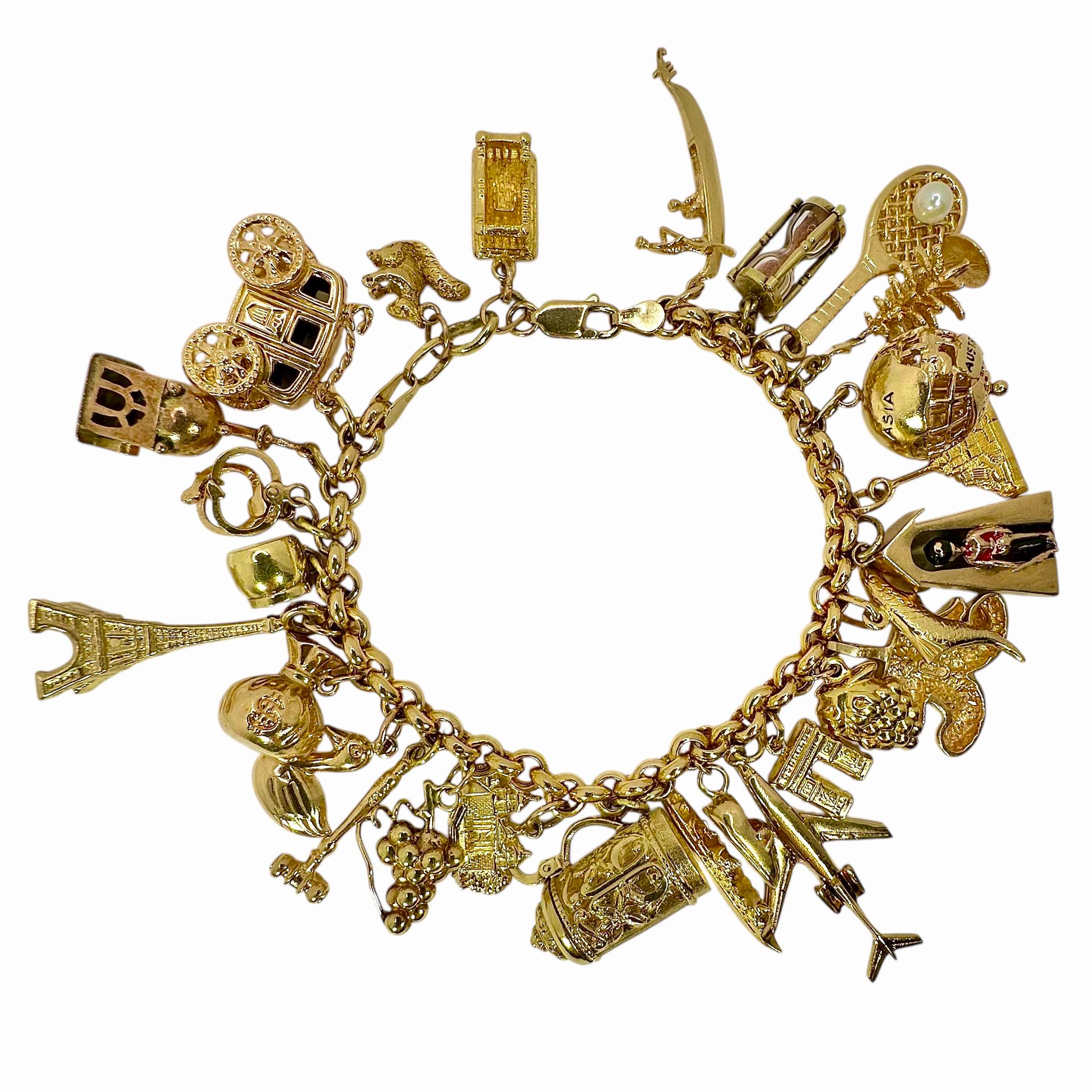 A 14K yellow gold 