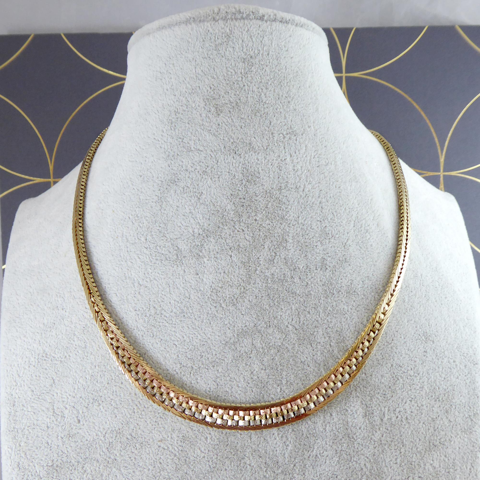 12 cut japan gold necklace