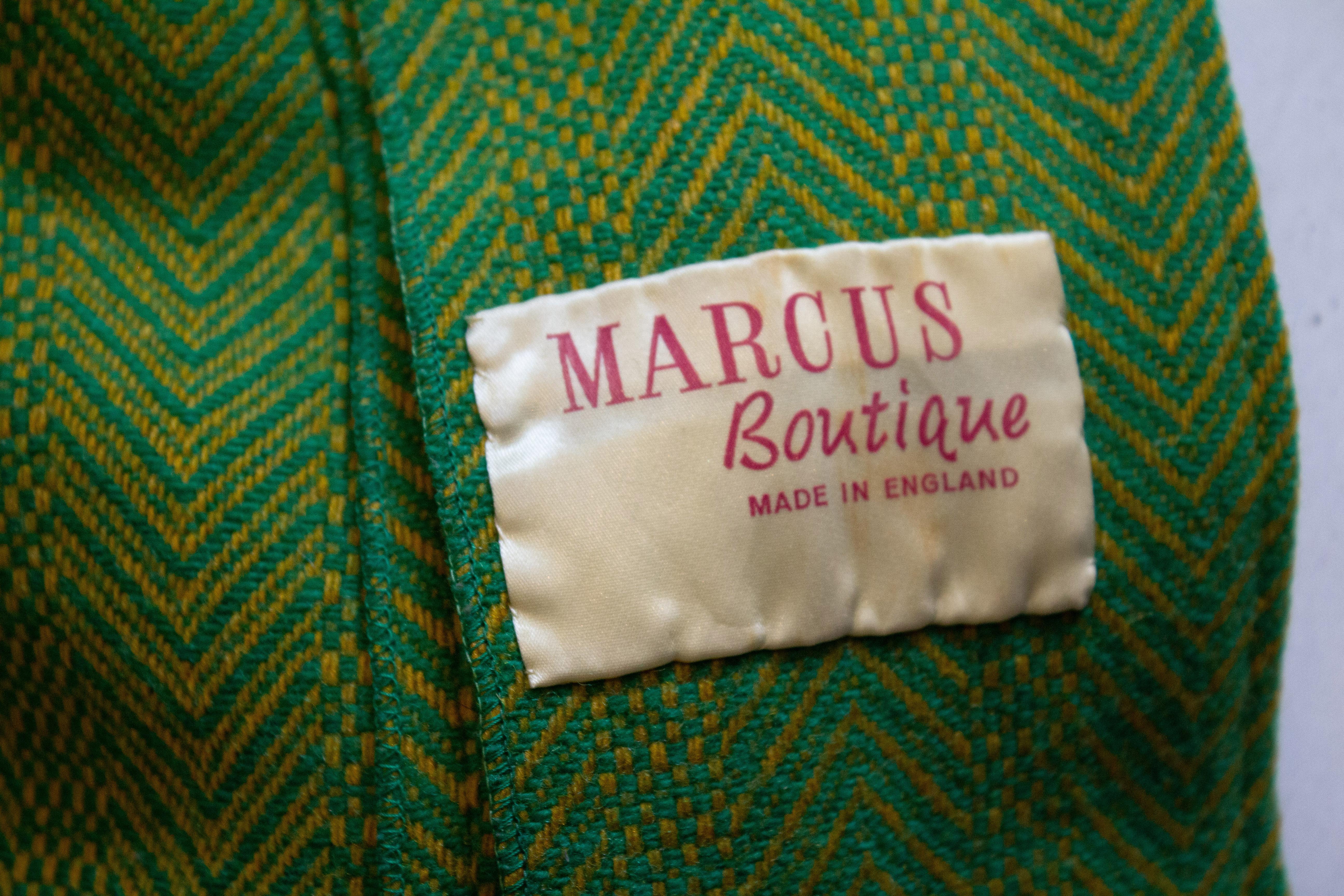 Vintage Yellow /Green Jacket by Marcus Boutique 1