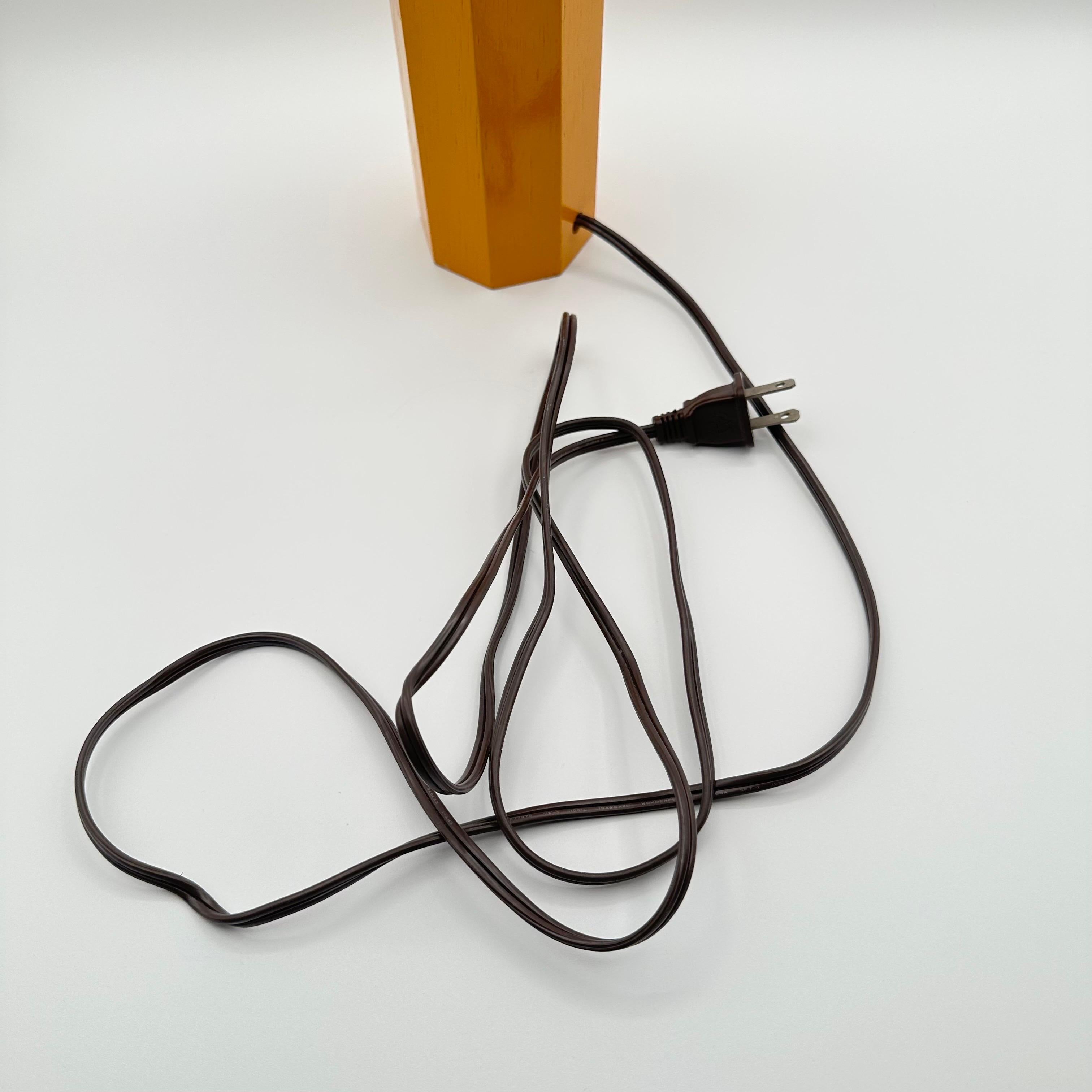 Lampe de bureau jaune style Pop Art, années 1980 en vente 3