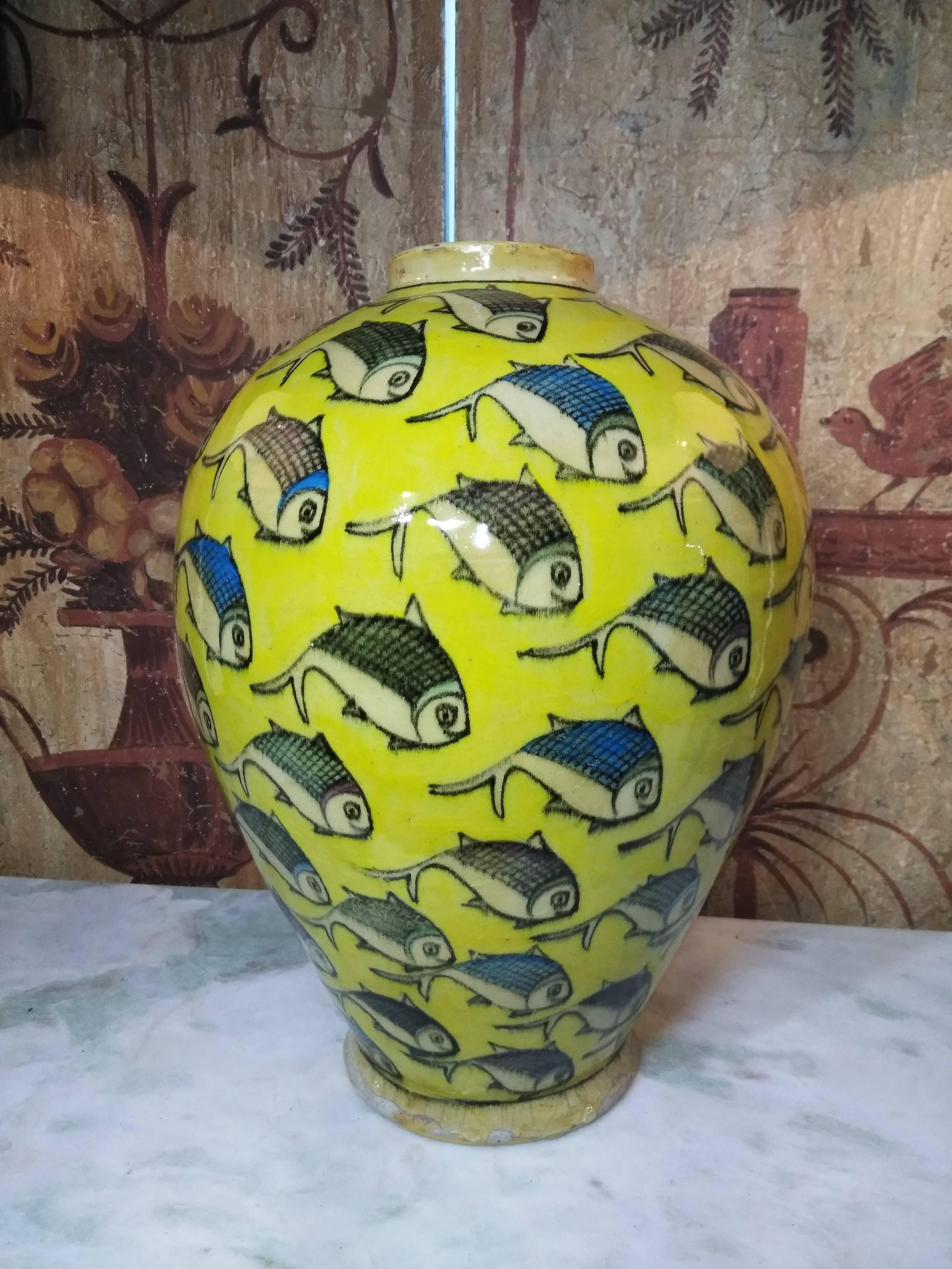 vintage fish vase