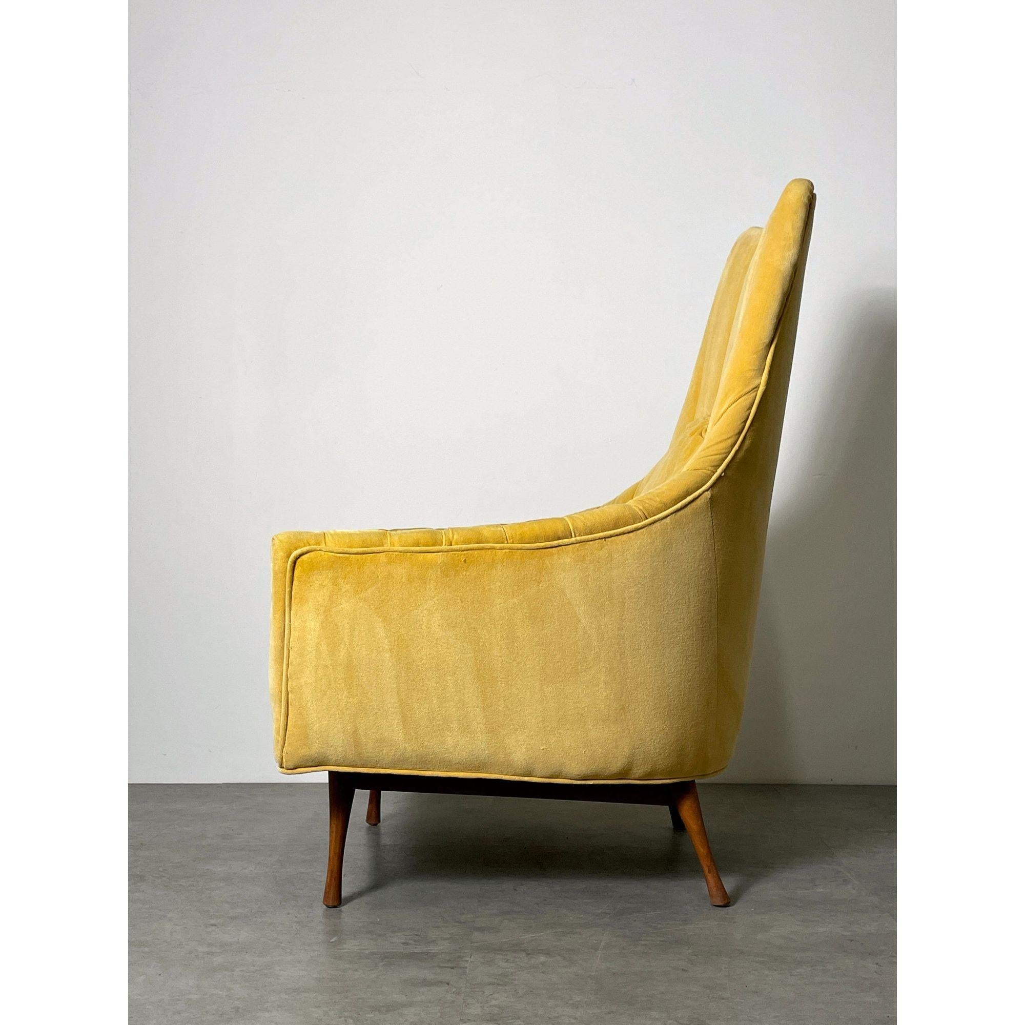 Vintage Yellow Symmetric Group Lounge Chair by Paul McCobb for Widdicomb 1960s 1