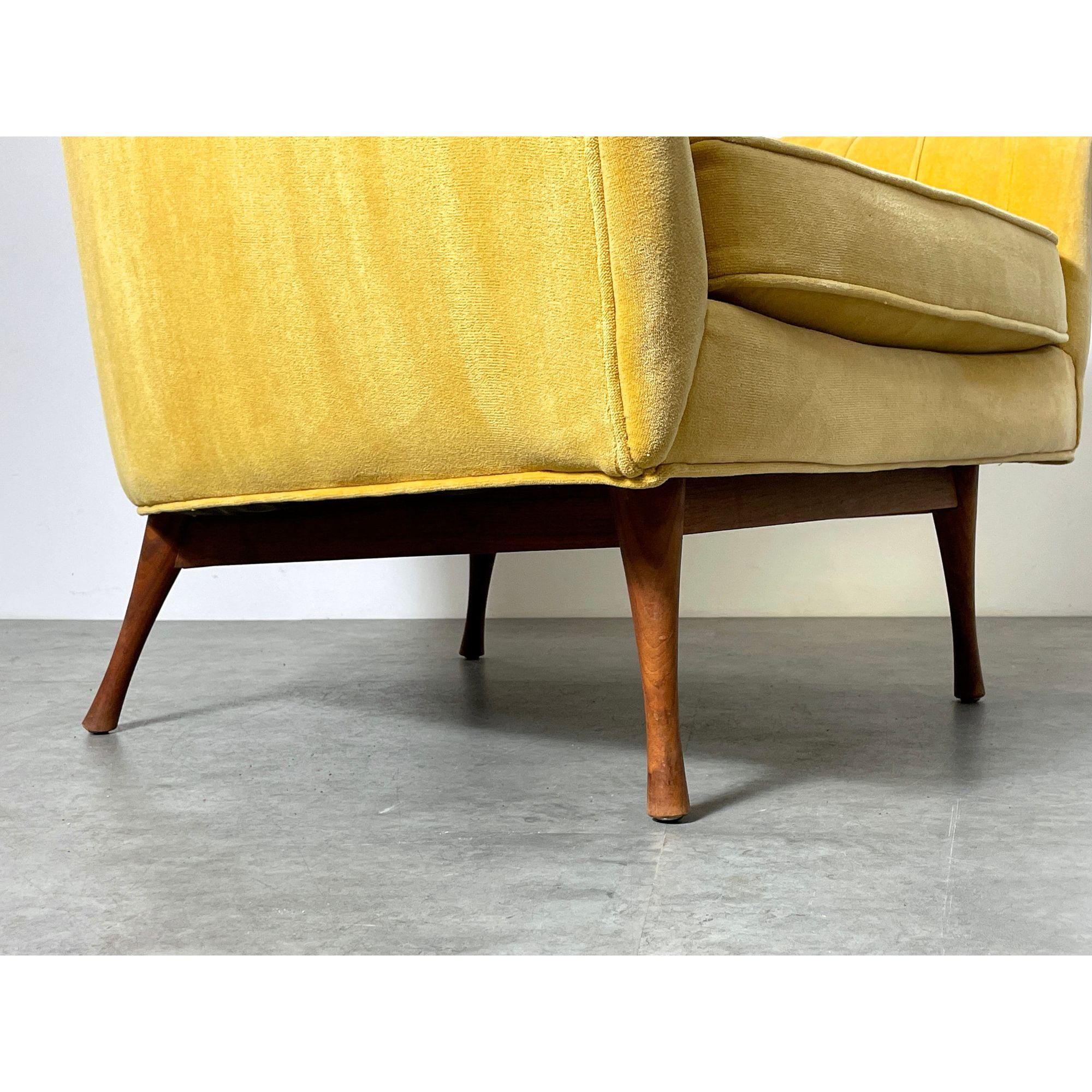 Vintage Yellow Symmetric Group Lounge Chair by Paul McCobb for Widdicomb 1960s 3