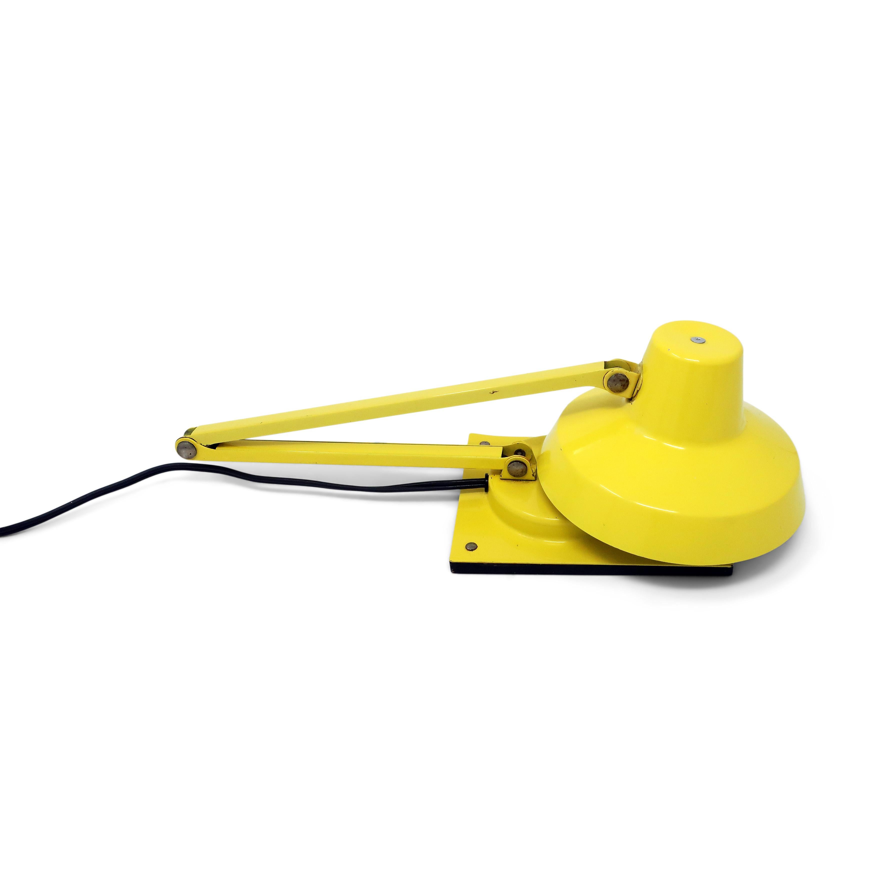 20th Century Vintage Yellow Tensor Folding Desk Lamp