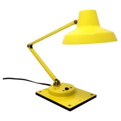 Vintage Yellow Tensor Folding Desk Lamp