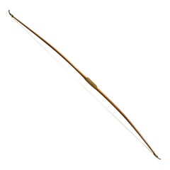 Vintage Yew-Wood Long Bow by Bown, Leamington Spa