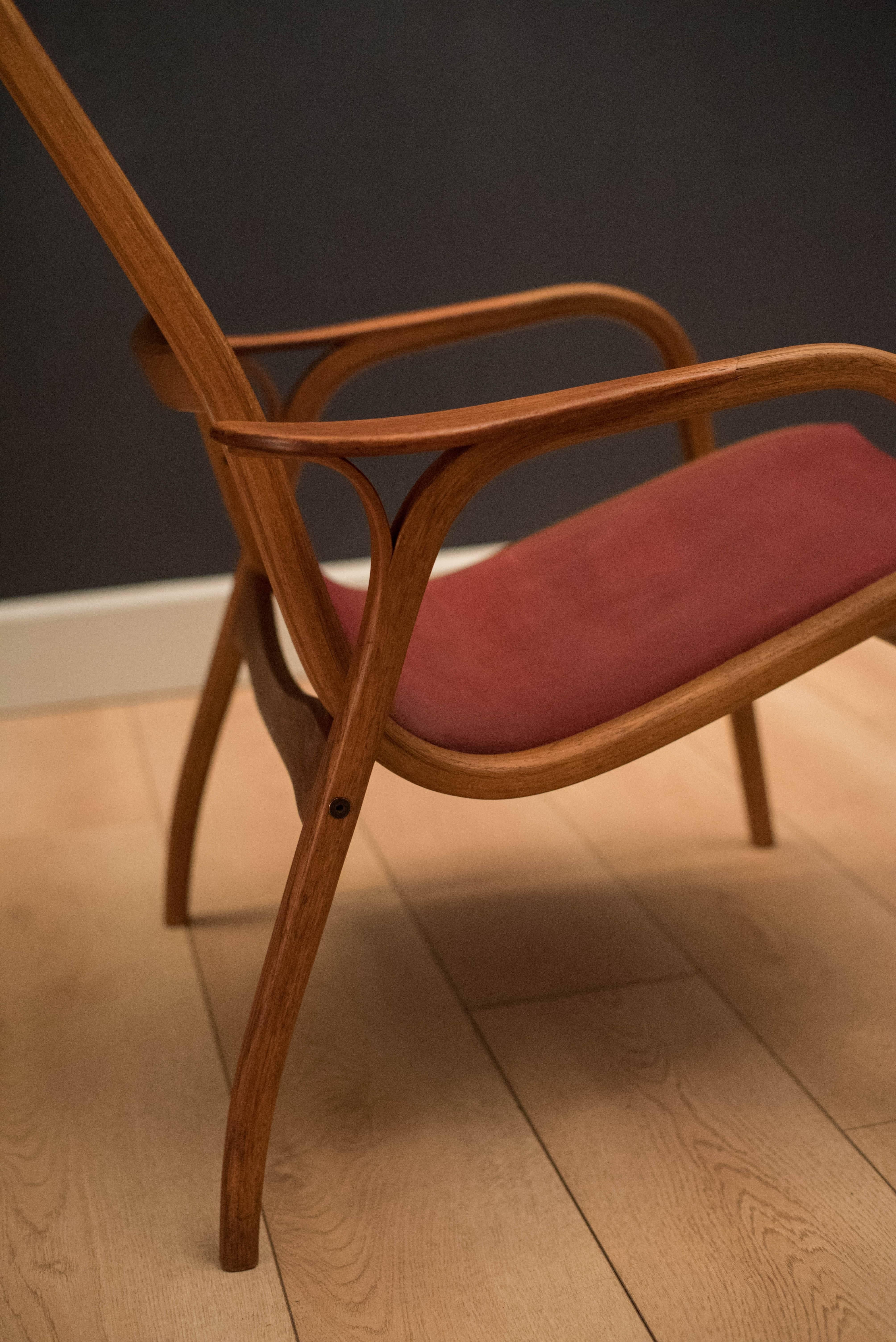 Scandinavian Modern Vintage Yngve Ekström Lamino Lounge Chair