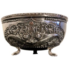 Bol Kala en argent Circa Vintage par Tom's Silver, circa 1960's, Indonésie